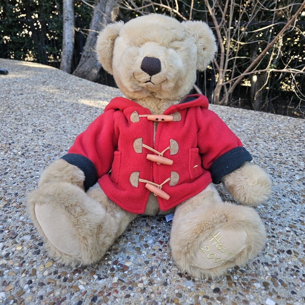 Harrod's Knightsbridge Teddy Bear 19" 2003 Vintage